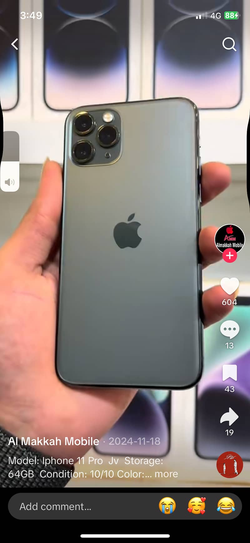 Apple iPhone 11 Pro pta approved 2