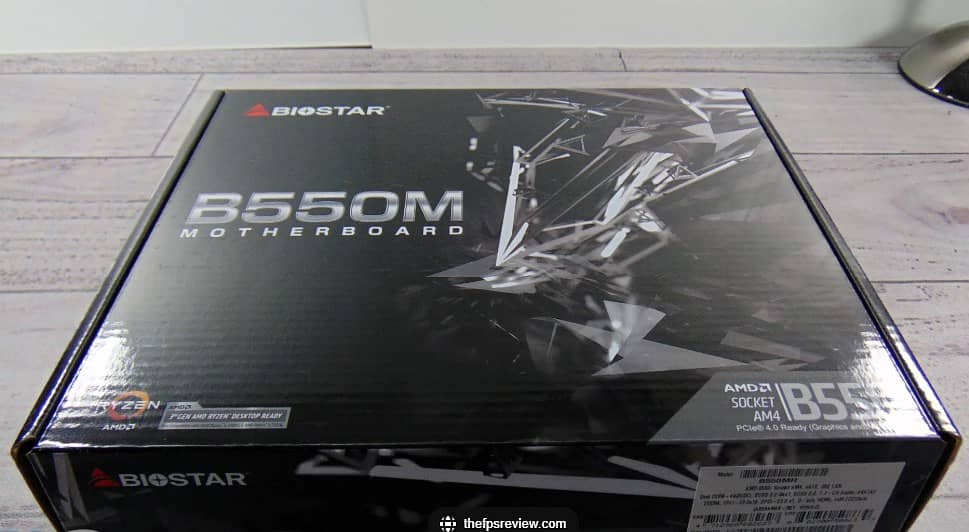 Biostar B550MH motherboard and AMD Ryzen 5 3600 Processor and GTX1060 0