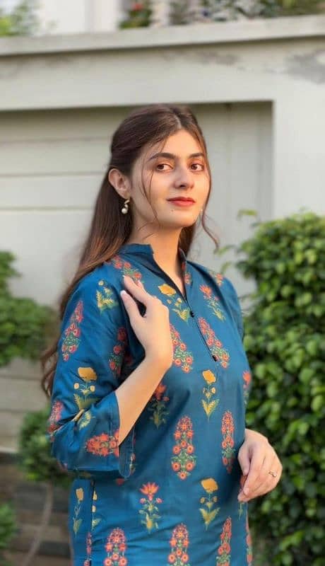 Fabric: Linen •  Pattern: Printed •  Shirt - Pattern: Printed 0