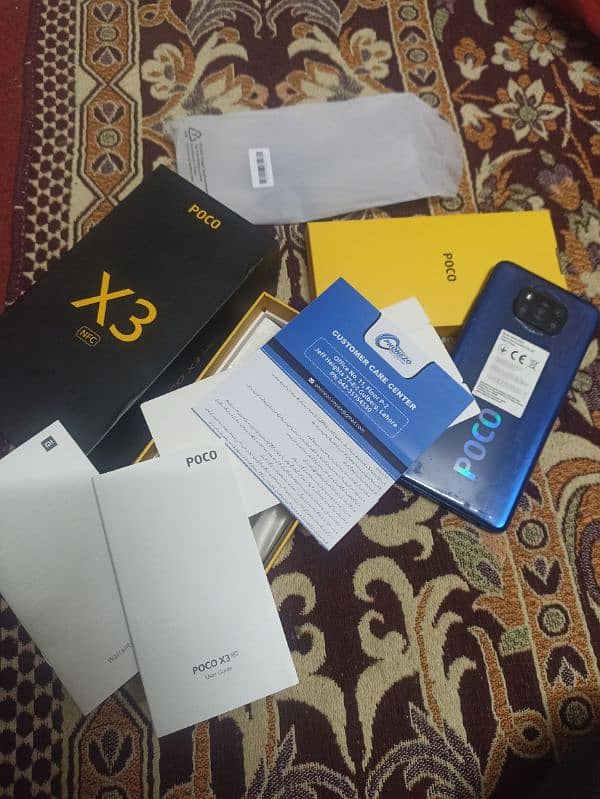 Poco x3 with box 6gb 128gb 2