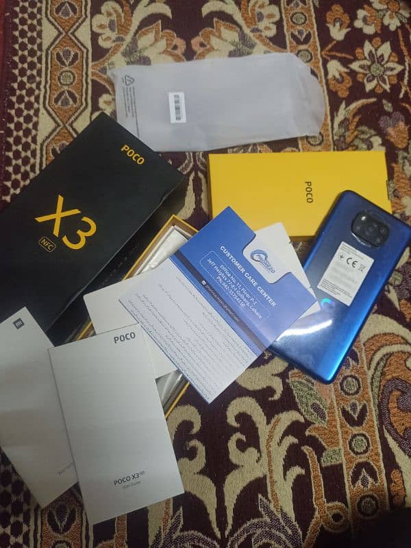 Poco x3 with box 6gb 128gb 3