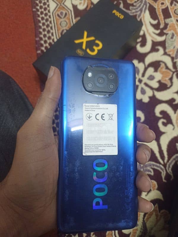 Poco x3 with box 6gb 128gb 4