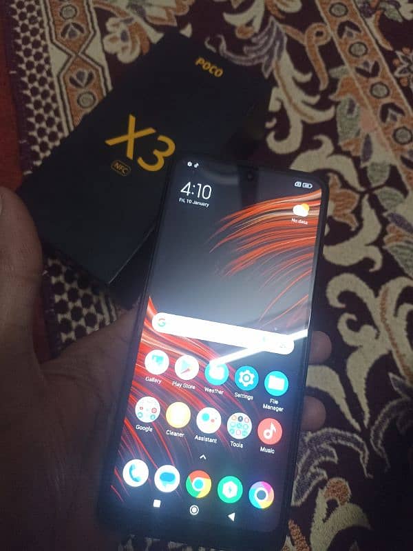 Poco x3 with box 6gb 128gb 6