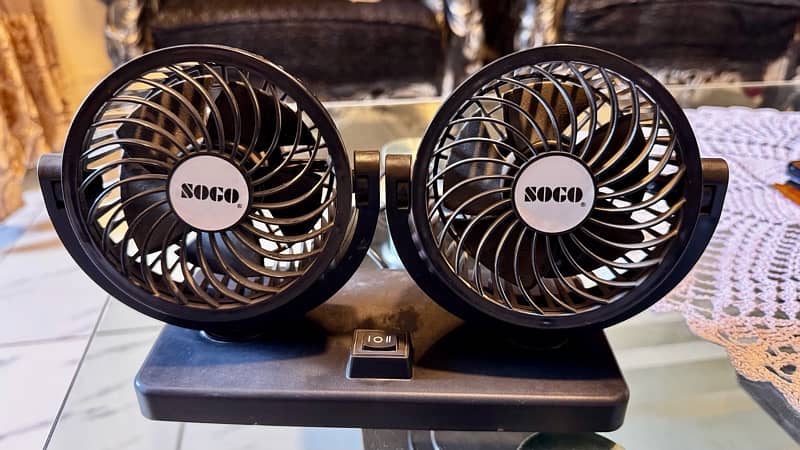 Sogo Brand Double Fans DC12V 0