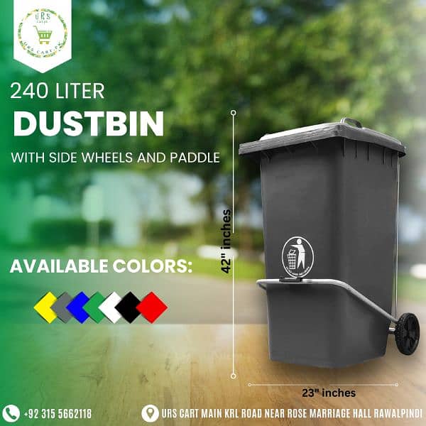 garbage bins  / industrial waste bins  / dustbin /garbage trolley 6