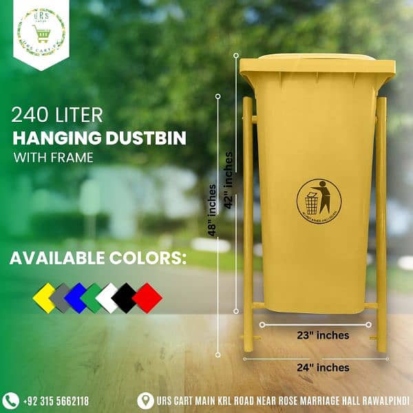 garbage bins  / industrial waste bins  / dustbin /garbage trolley 8