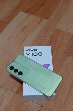 Vivo Y100 in lush Condition With Box charger and warenty.