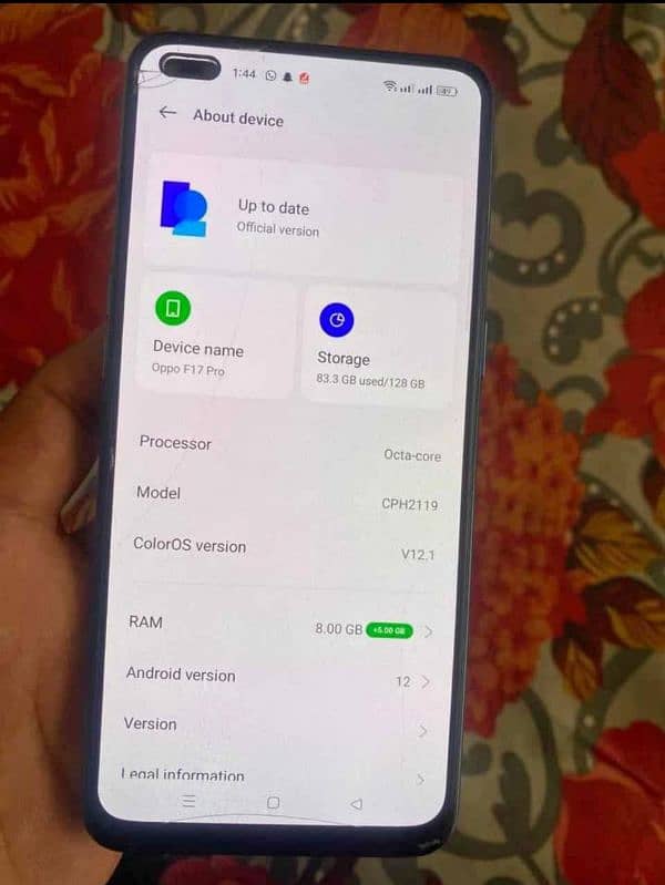 Oppo F17 Pro 8/128 Panel Change Contact Number, 0305,694,94,75 12