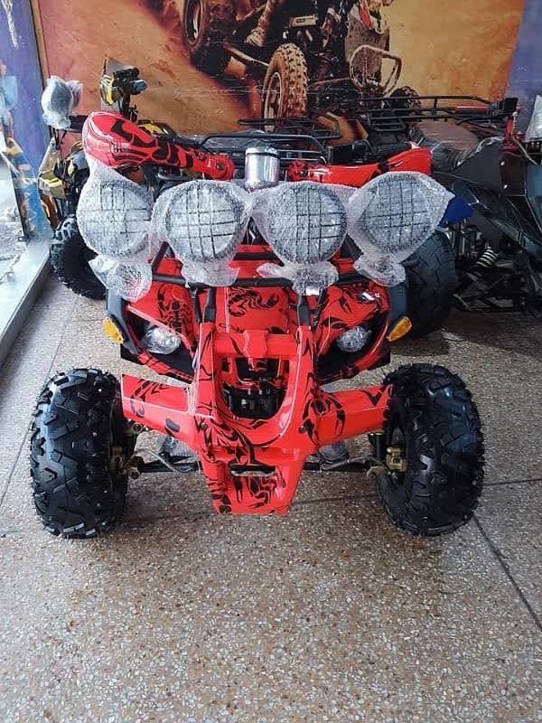 New 124cc Atv jeep revers gear delivery all Pakistan 0