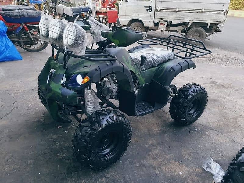 box packed import 124cc Atv 4 wheels delivery all Pakistan 1