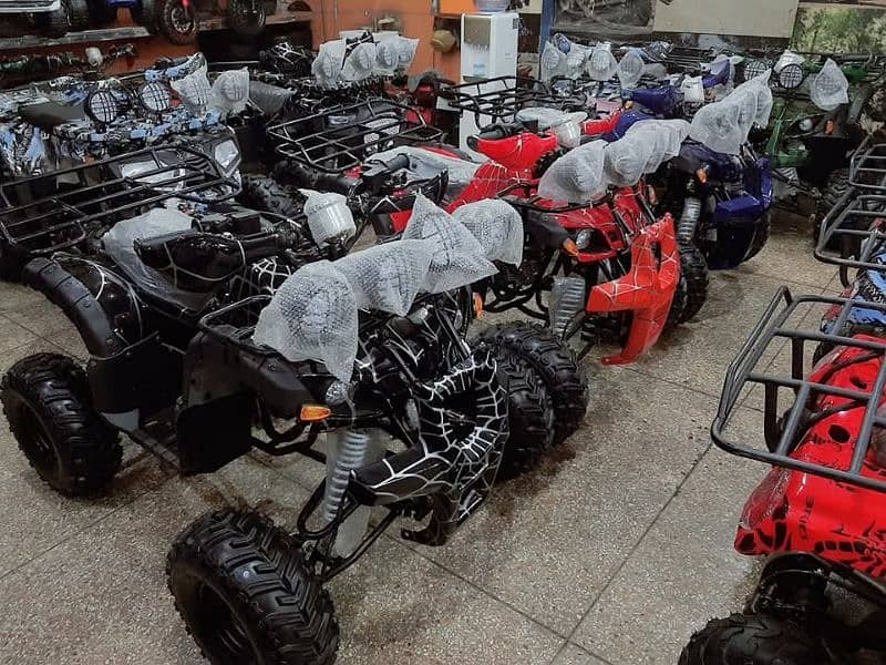 revers gear 124cc New Atv home delivery all Pakistan 0