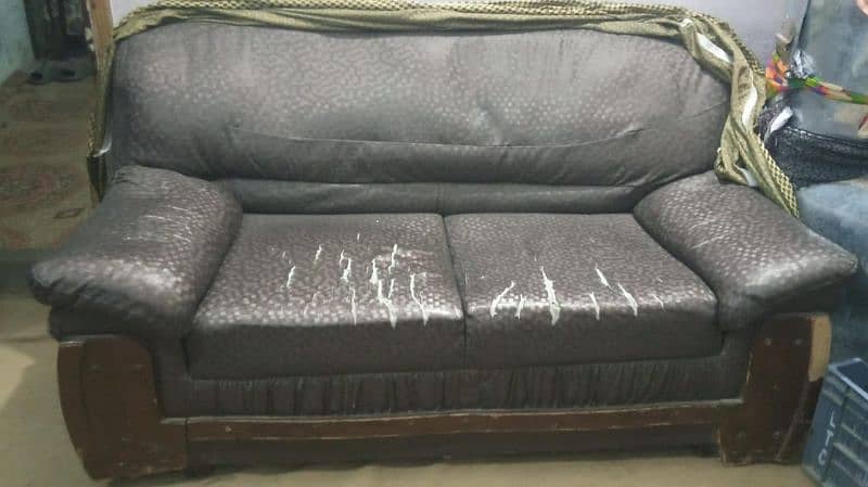 wooden sofa 0