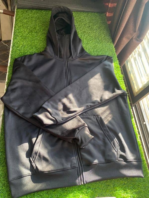 Balaclava zipper hoodie 0