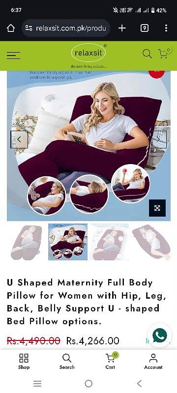 U Shaped maternity Pillow 0