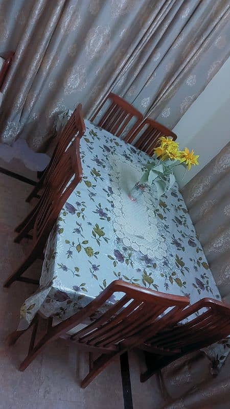 total wood dining table call 03255063247 0