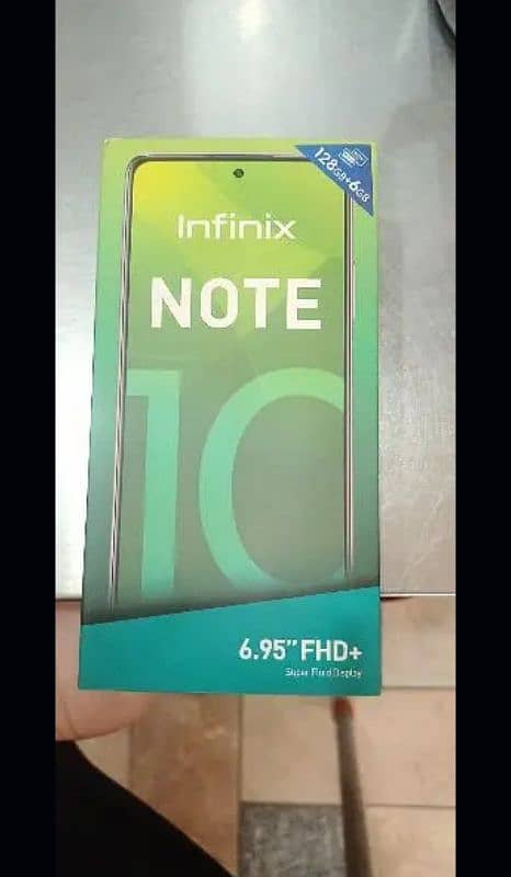 INFINIX NOTE 10 6/128  COMPLETE BOX 5