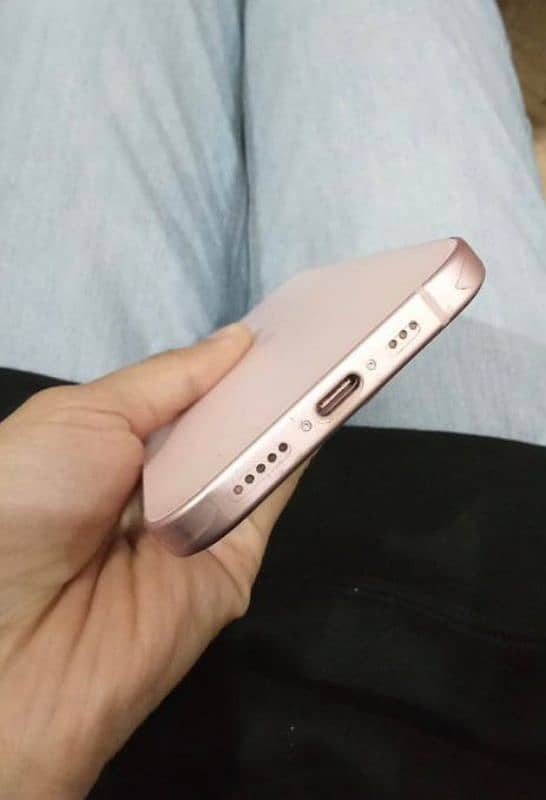 i phone 15 128gb 10/10 pink clor widh box cable  whatsapp 0314/3962282 2