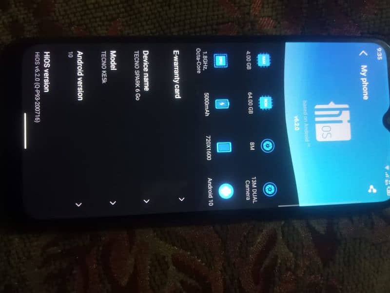 tecno spark 6 go 4 gb ram 64 gb rom 0