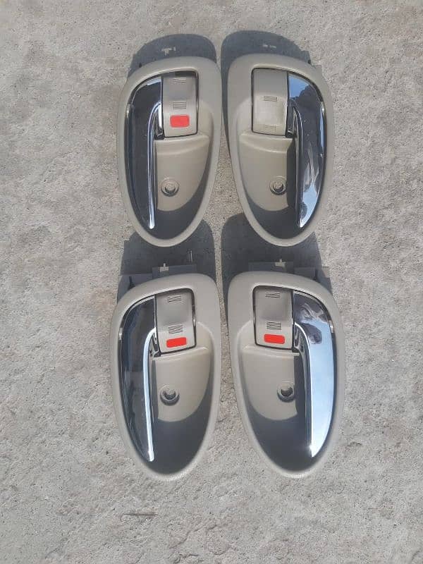 Toyota Vitz Door Handle chrome Set of 4 piece genuine Japanese 0