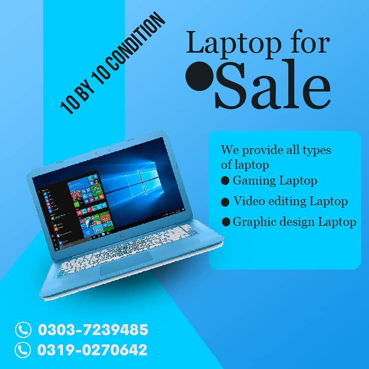 We provide all types of laptops for online earning or gaming 0