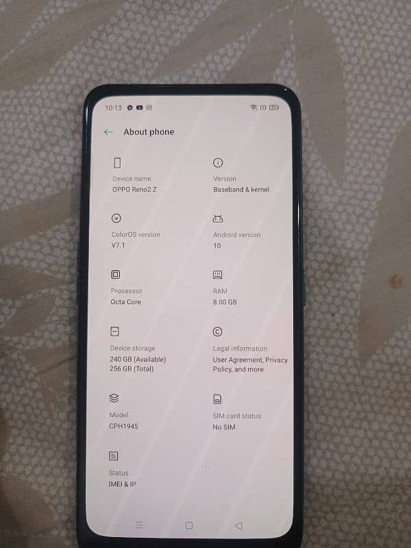 Oppo Reno 2z  8/256 GB 5