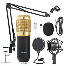 BM 800 condensor microphone for podcast