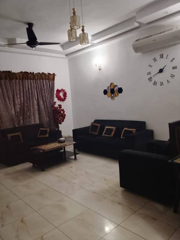 Elegant 10 Marla Ground Floor Portion for Rent in Prime Pak Arab Housing Society 0