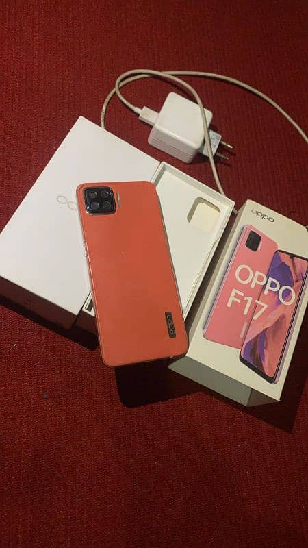 oppo f17 full Box 10/10 exchange possible 3