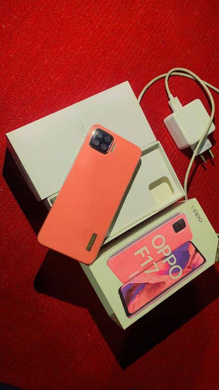 oppo f17 full Box 10/10 exchange possible 4