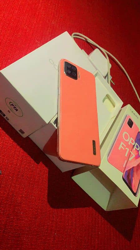 oppo f17 full Box 10/10 exchange possible 5