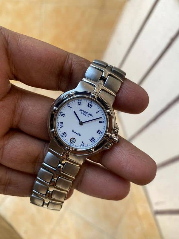 RAYMOND WEIL GENEVE PARSIFAL QUARTZ WATCH FOR SALE 95+ CONDITION 1