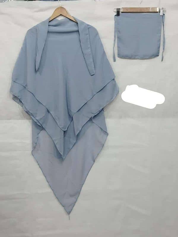 Women's Chiffon Hijab set 8