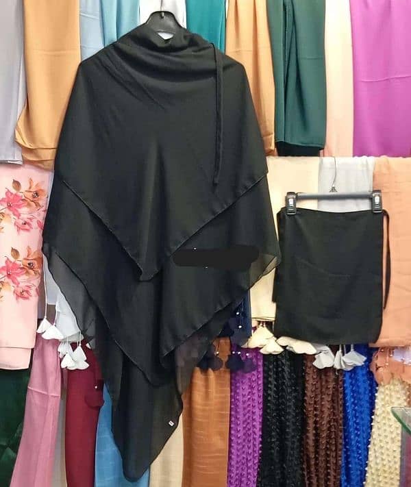 Women's Chiffon Hijab set 9