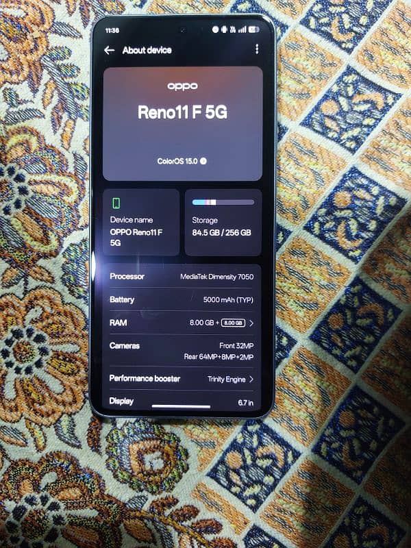 Oppo Reno 11f 5g 8+8/256gb 4