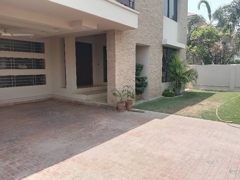 1 Kanal Beautiful House Facing Park Available For Rent In DHA 0