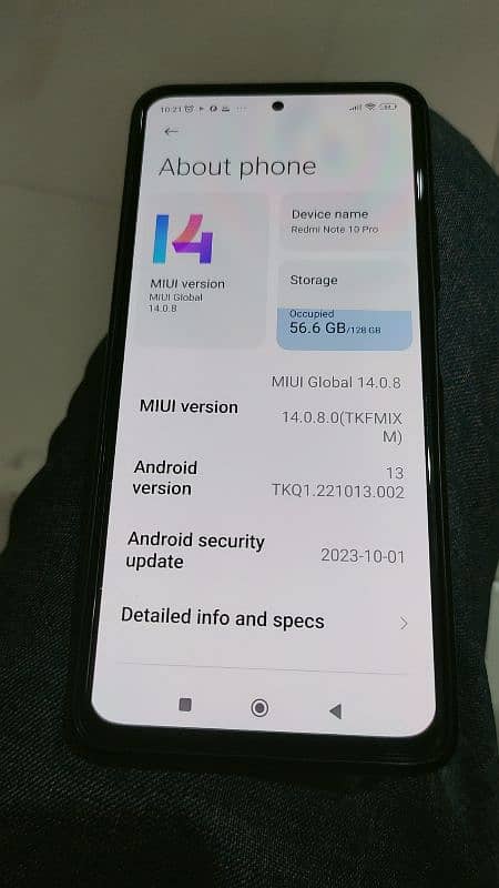 Redmi Note 10 Pro 8gb/ 128 8