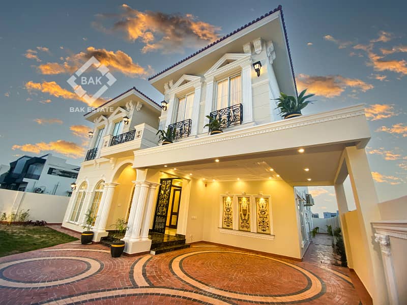 One Kanal Semi-Furnished Brand New Luxury Ultra-Spanish Design Most Beautiful Bungalow For Sale At Prime Location Of DHA Phase 7 2