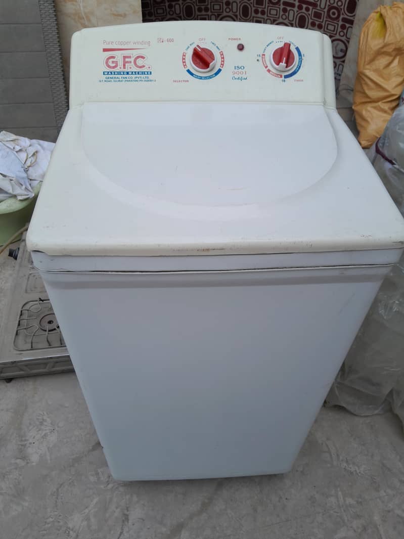 G. F. C washing machine (ISO certified) 0