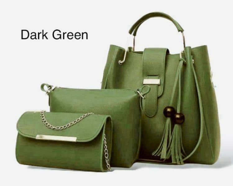 3PCS LADIES HAND BAG SET(0nly contact this 03019736802) 8