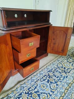 Shoe Rack //  Wooden Cabinet // Revolving Cabinet // Leather Couch