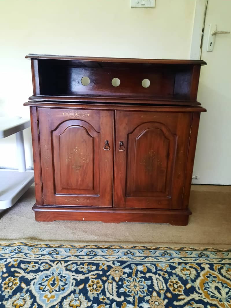 Shoe Rack //  Wooden Cabinet // Revolving Cabinet // Leather Couch 2