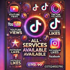 ALL FOLLOWERS & LIKES AVAILABLE