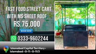 FAST FOOD STREET CART/COUNTER FORSALE/MS SHEET ROOF