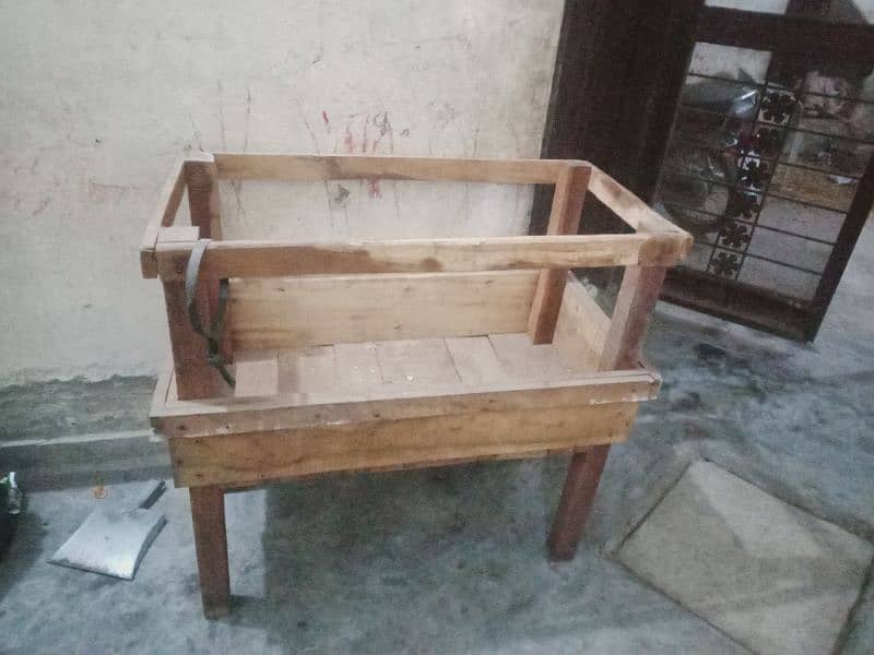 1.5ft × 3ft Solid Wooden Khurli 0