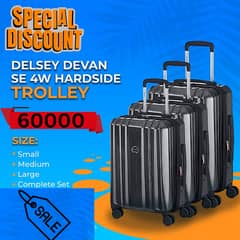 Luggage bags/ suitcases/ trolley bags/travel trolley/Delsey Devan se