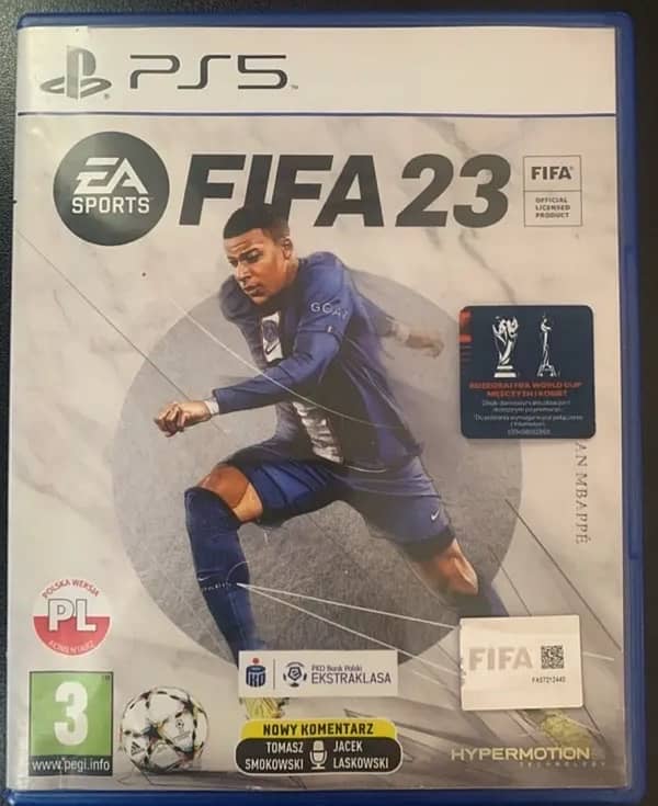 Fifa 23 video game football soccer game for PS5 console messi ronaldo 0