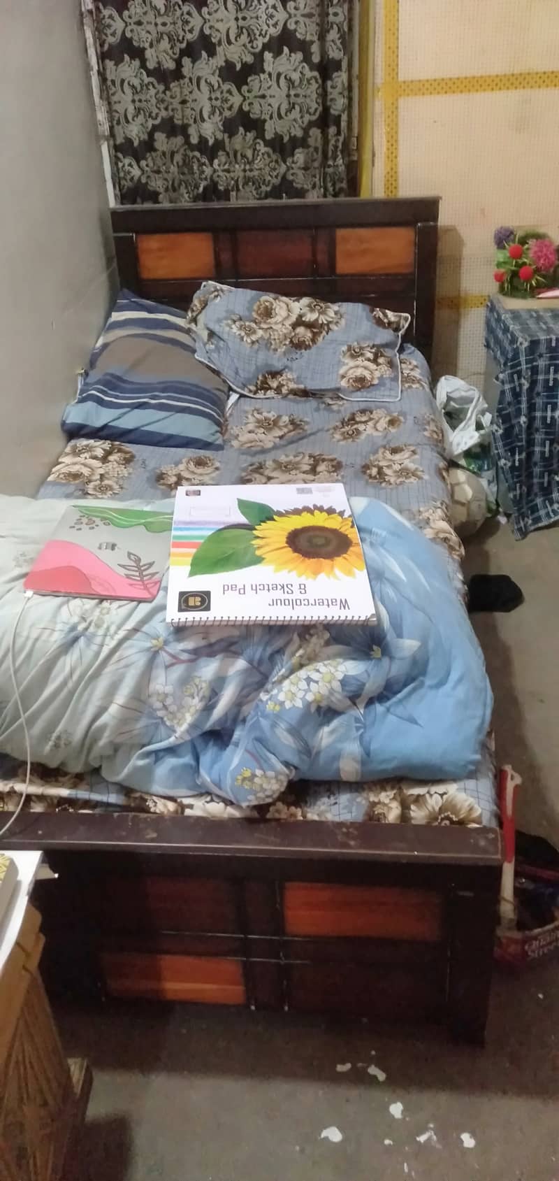 Used two single bed for sale with mattress 1