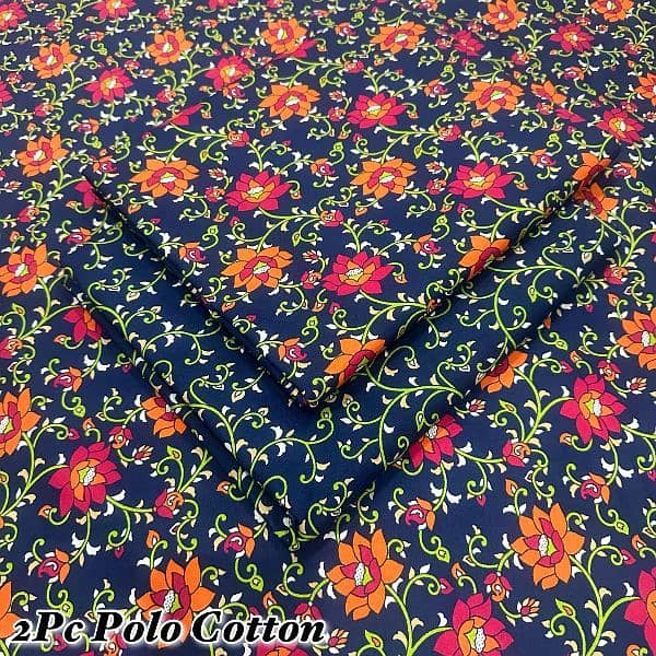 FLORAL PRINTS POLO COTTON 0