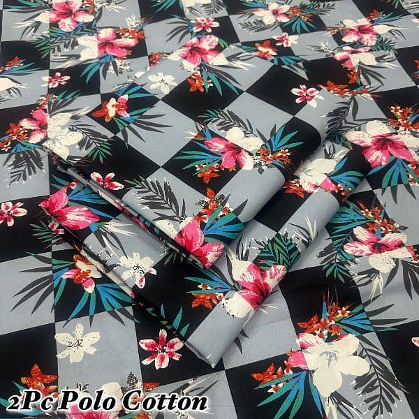 FLORAL PRINTS POLO COTTON 2