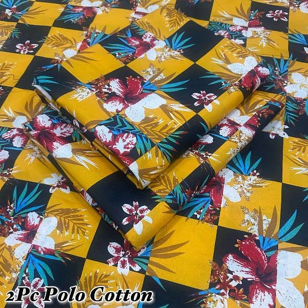 FLORAL PRINTS POLO COTTON 6